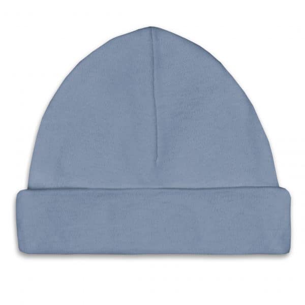 Gepersonaliseerde pasgeboren pet (grijs blauw)
