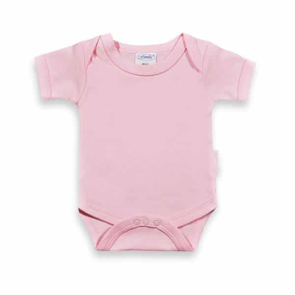 Onesie met naam (Roze) (62-68)