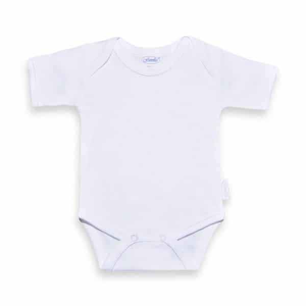 Onesie met naam (Wit) (62-68)