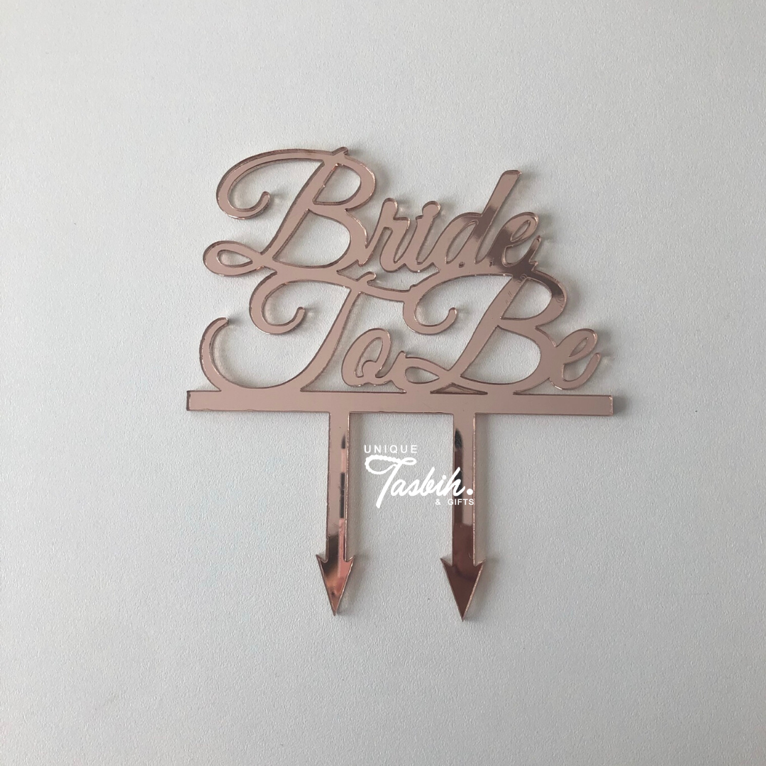 Caketopper Bride to Be - Unique Tasbihs & Gifts