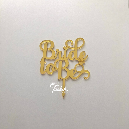Bride to Be Cake Topper