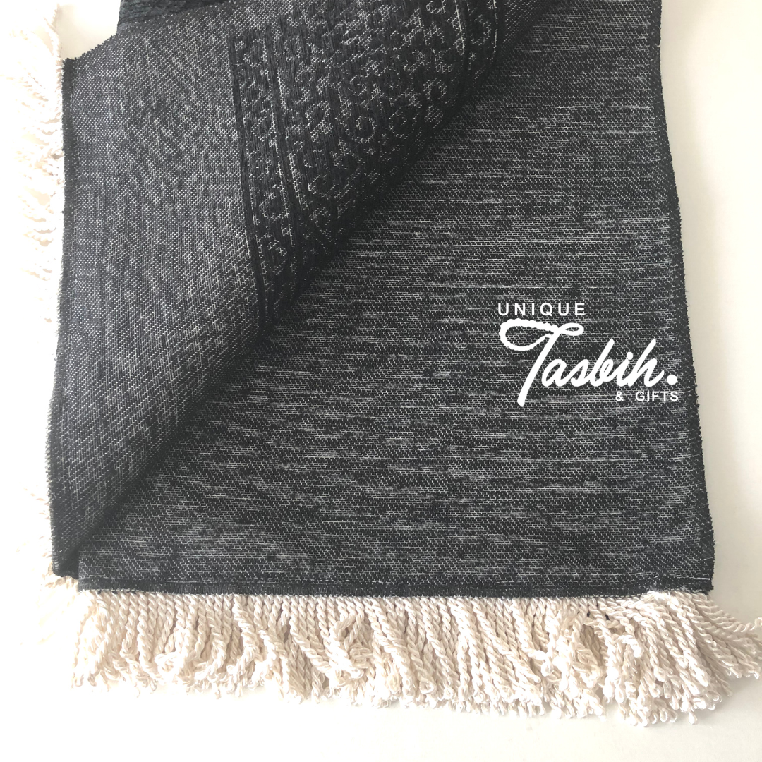 Embroided Prayer Mat Kaaba decor - Unique Tasbihs & Gifts