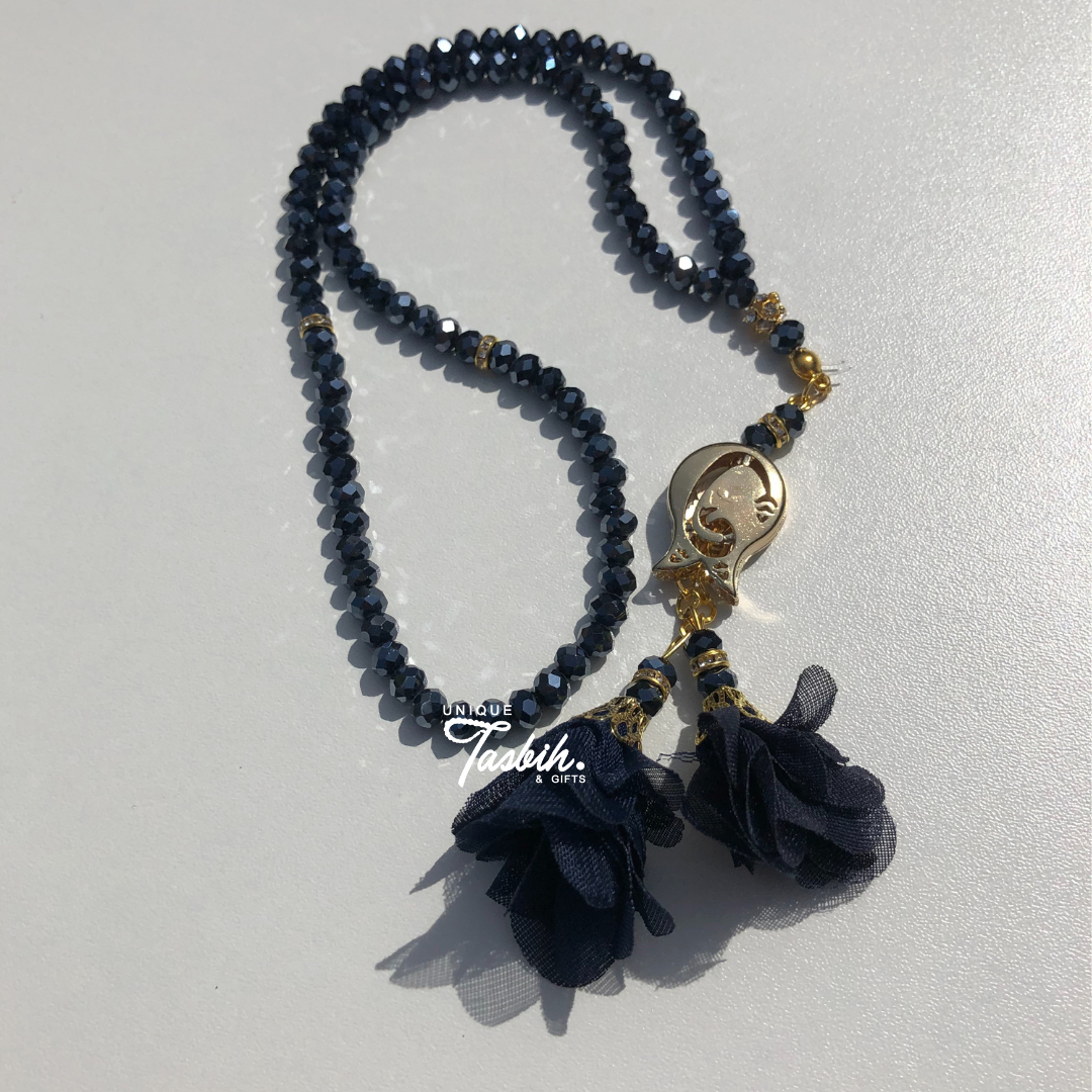 Crystal Navy Tasbih