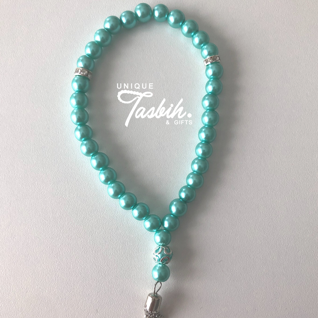 Tasbih 33 beads with silver details - Unique Tasbihs & Gifts