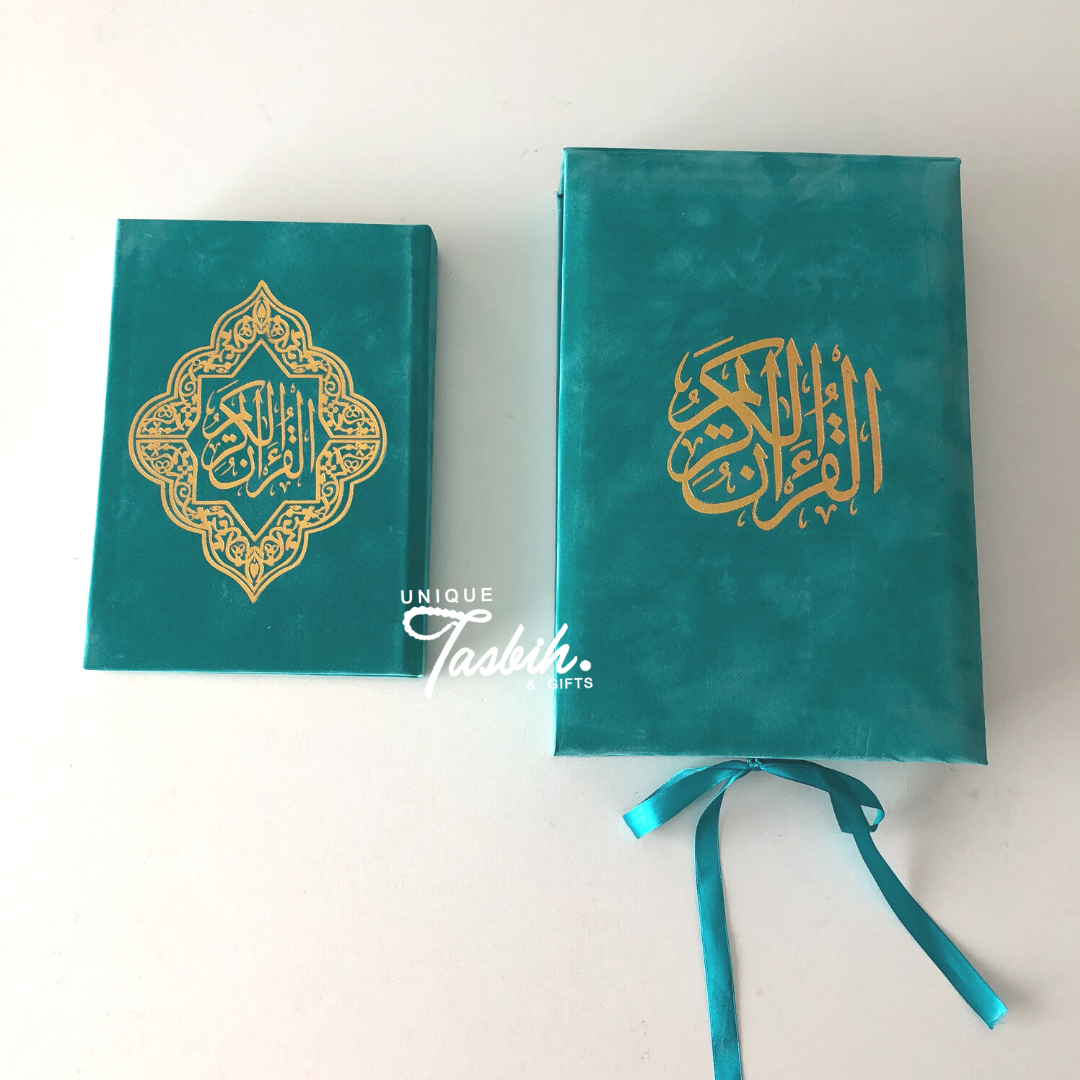 Arabische Koran Groot formaat met bijpassende doos (fluweel)