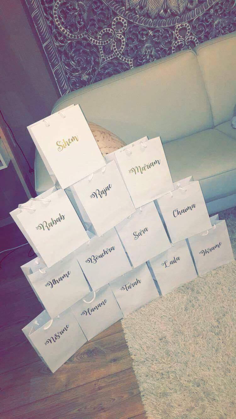 Personalized gift bag (20x10x25cm) - Unique Tasbihs & Gifts
