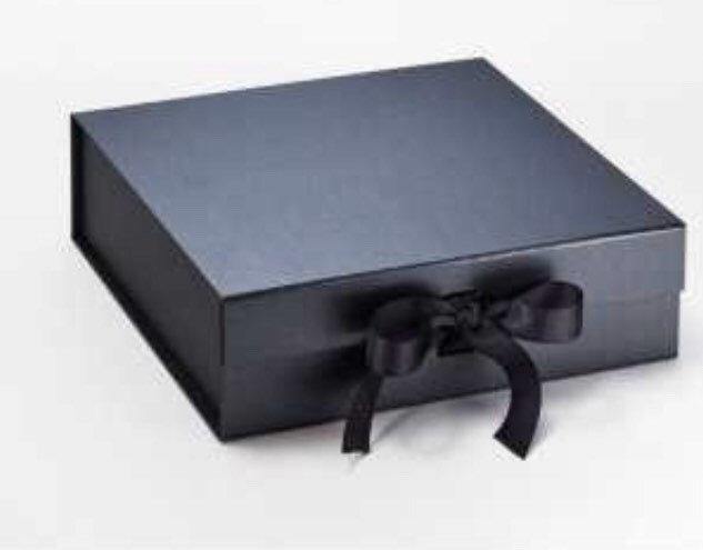 Personalized Eid mubarak gift box with silk ribbon - Unique Tasbihs & Gifts