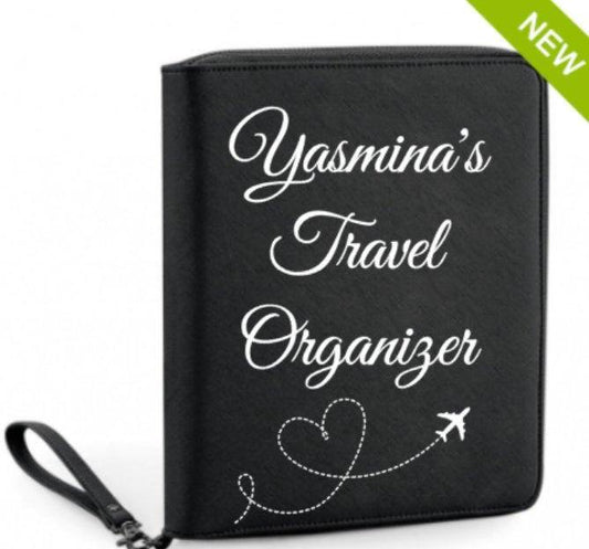 Personalized travel documents organizer - Unique Tasbihs & Gifts