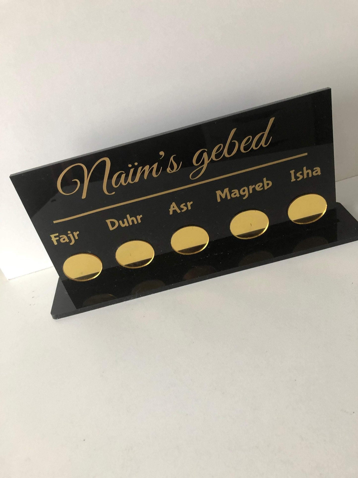 Personalised prayer tracker - Unique Tasbihs & Gifts