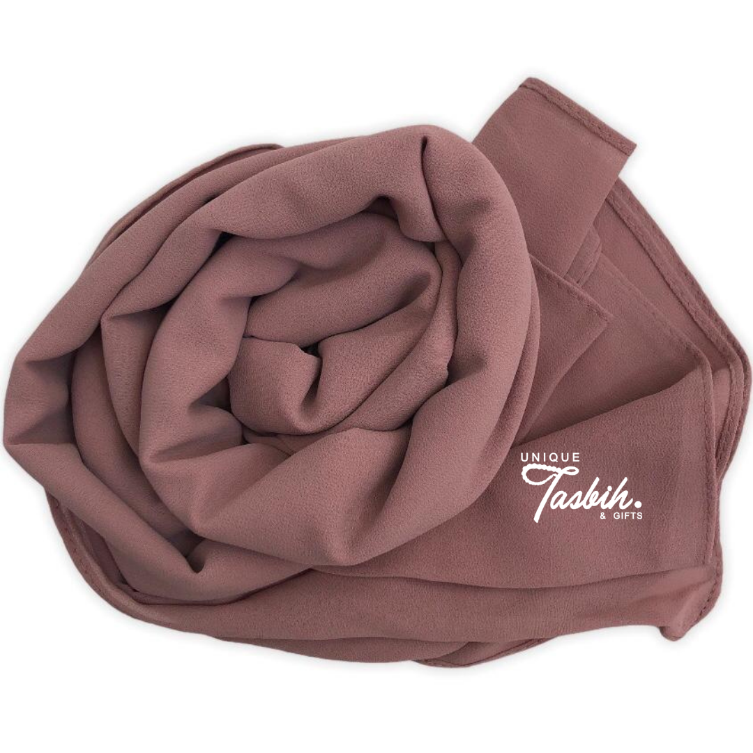 Chiffon scarf with personalised box - Unique Tasbihs & Gifts