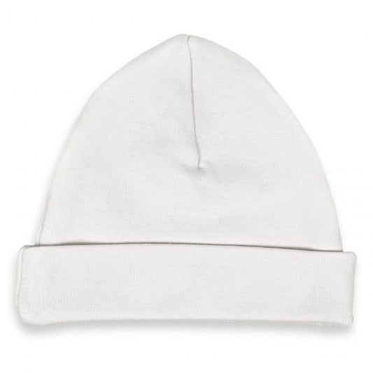 Personalized Newborn Cap (White)