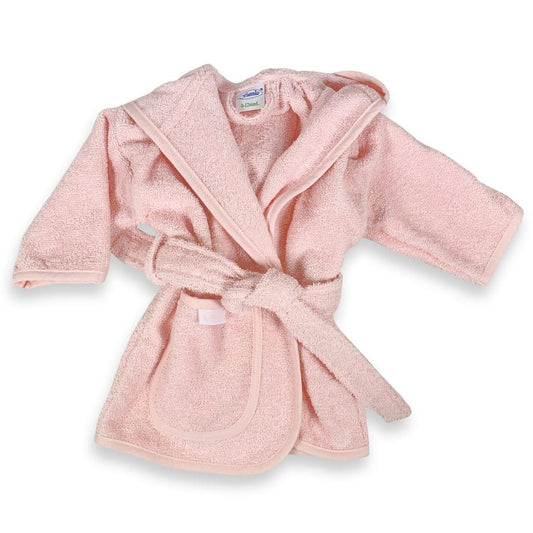 Peignoir personnalisé nouveau-né (Rose Blush)
