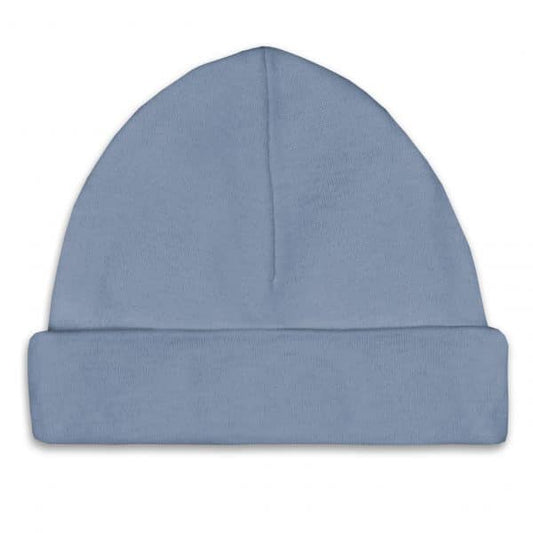 Personalized Newborn Cap (Grey Blue)
