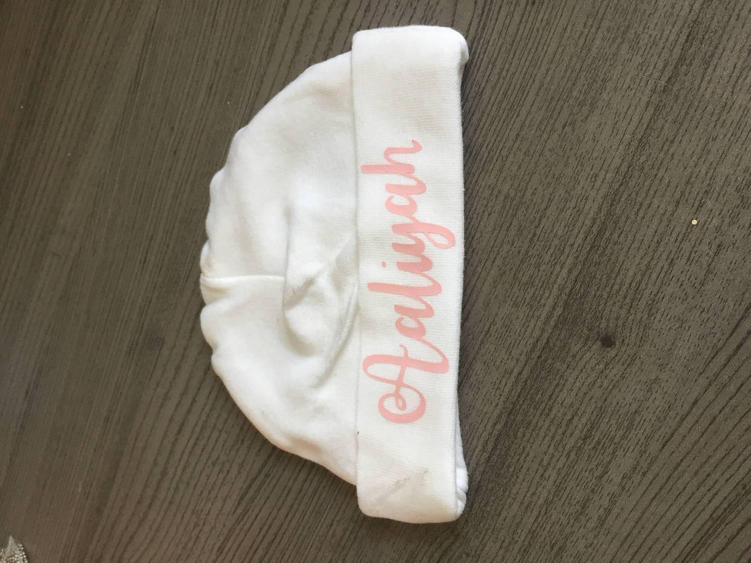 Personalized Newborn Cap - Unique Tasbihs & Gifts