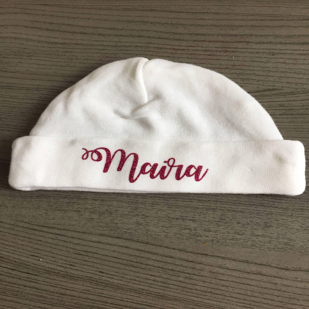 Personalized Newborn Cap - Unique Tasbihs & Gifts