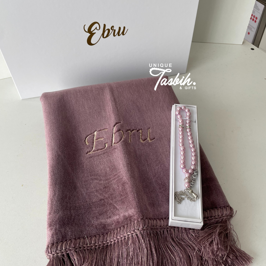 Coffret cadeau personnalisé (Tapis - Tasbih)