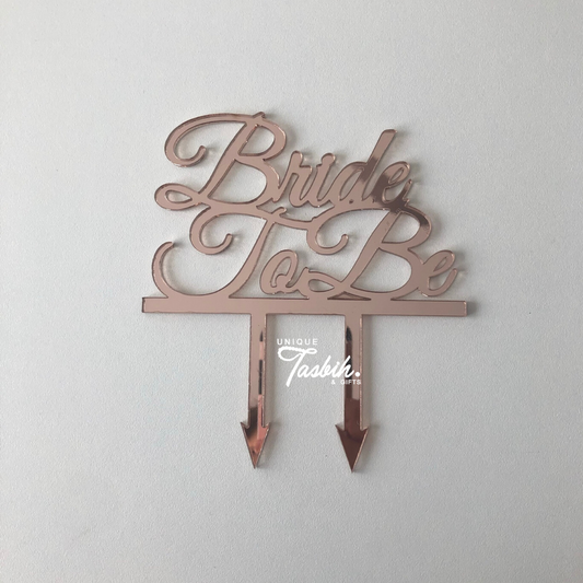 Caketopper Bride to Be - Unique Tasbihs & Gifts