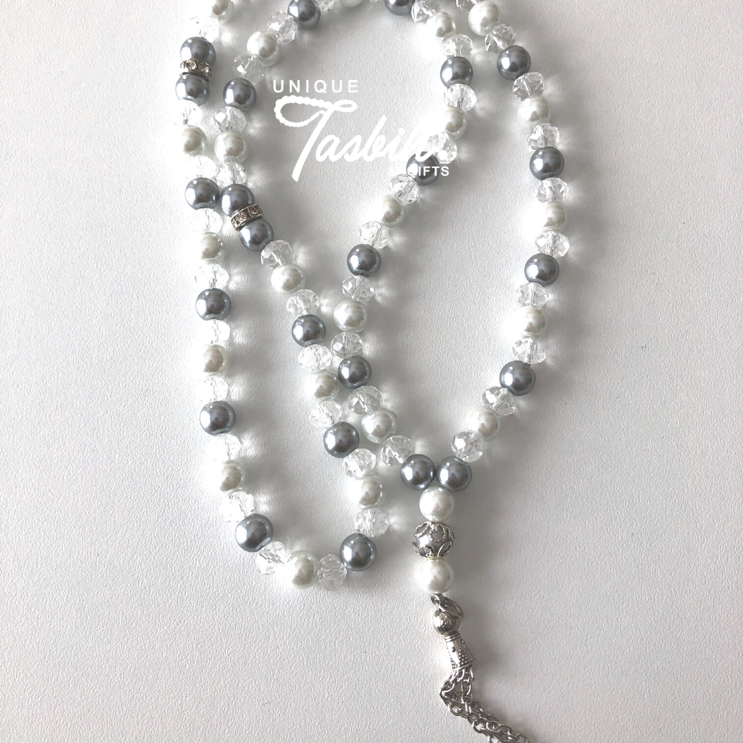 Crystal tasbih with 99 beads - Unique Tasbihs & Gifts