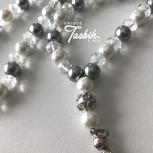 Crystal tasbih with 99 beads - Unique Tasbihs & Gifts