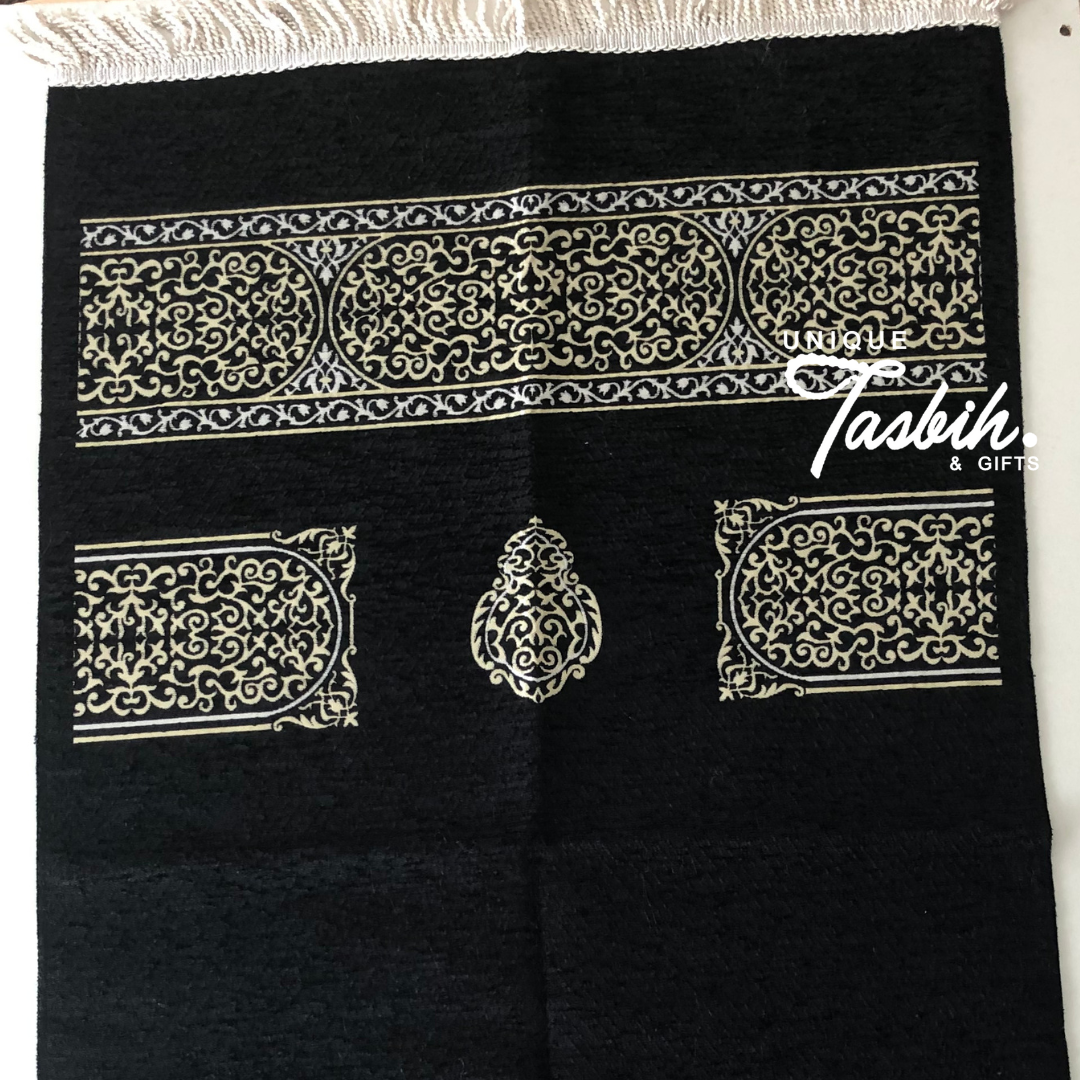 Embroided Prayer Mat Kaaba decor - Unique Tasbihs & Gifts