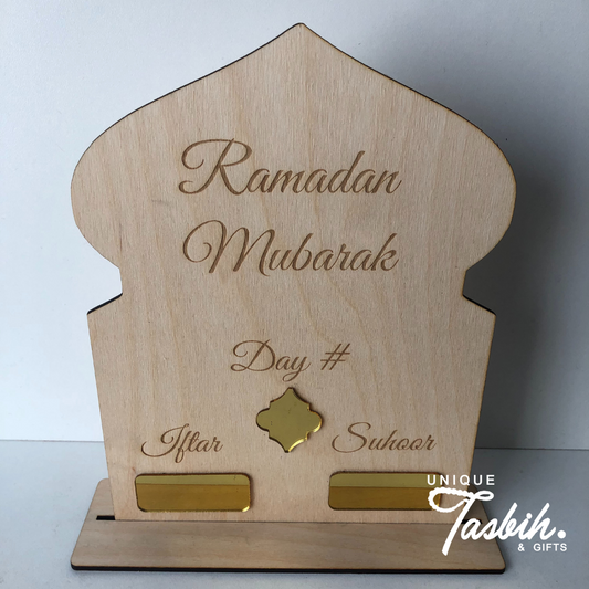 Ramadan freestand time tracker - Unique Tasbihs & Gifts
