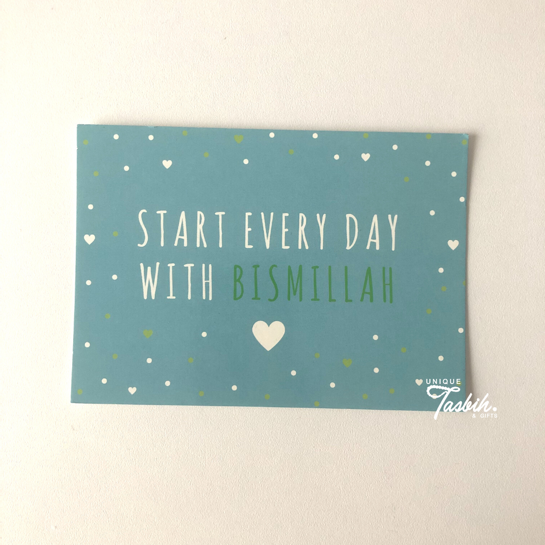 Muslim greeting card - Bismillah - Unique Tasbihs & Gifts