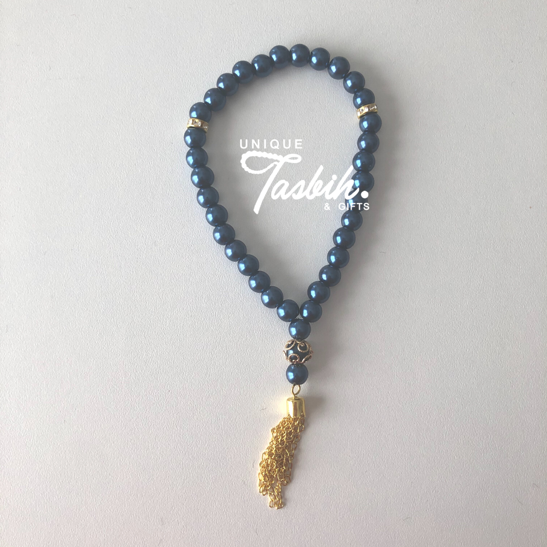 Tasbih 33 beads with gold details - Unique Tasbihs & Gifts