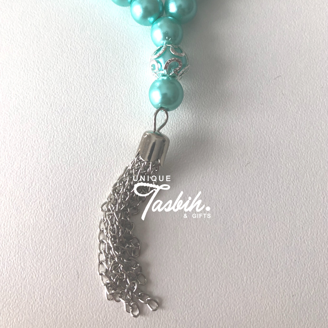 Tasbih 33 beads with silver details - Unique Tasbihs & Gifts