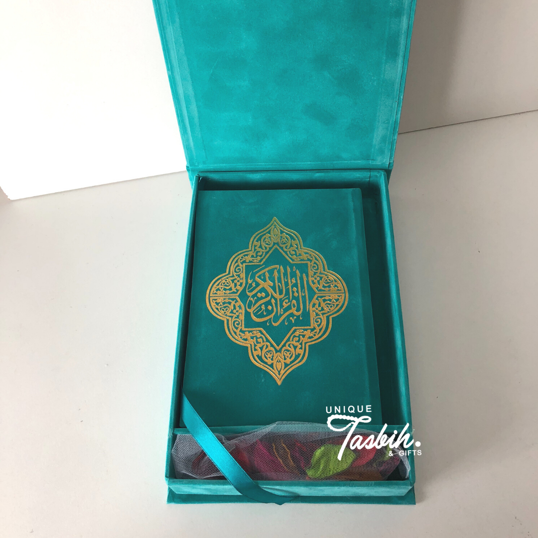 Arabische Koran Groot formaat met bijpassende doos (fluweel)