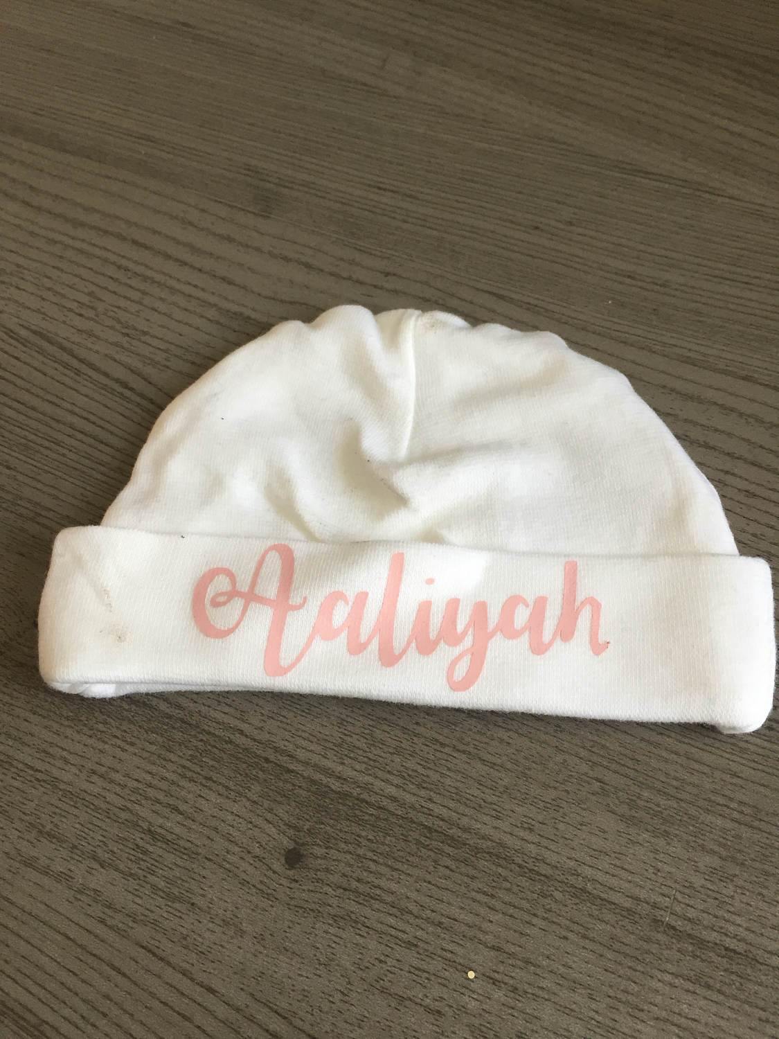 Personalized Newborn Cap - Unique Tasbihs & Gifts
