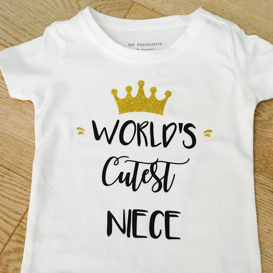 World's cutest niece t-shirt - Unique Tasbihs & Gifts