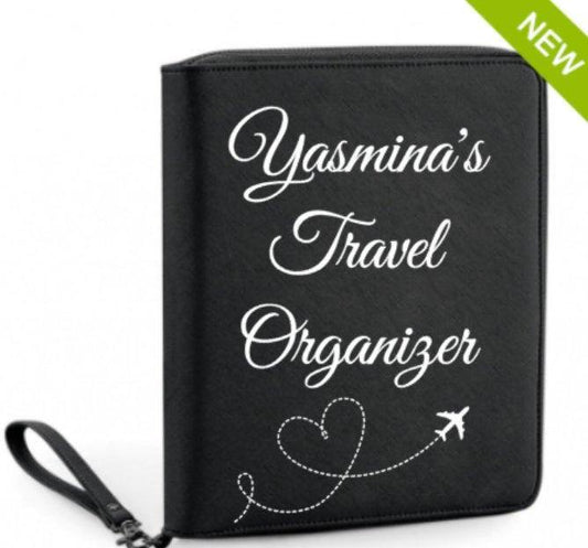Personalized travel documents organizer - Unique Tasbihs & Gifts