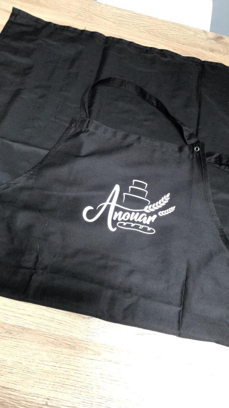 Kitchen apron with business logo - Unique Tasbihs & Gifts