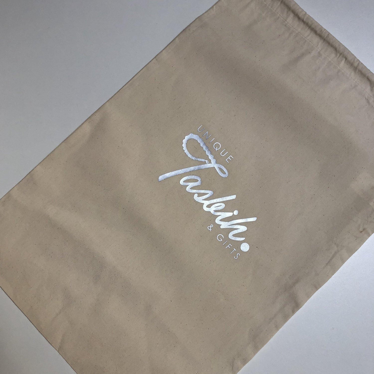 Cotton bag with logo - Unique Tasbihs & Gifts