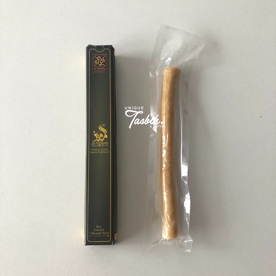 Miswak and wood holder (1 piece) - Unique Tasbihs & Gifts