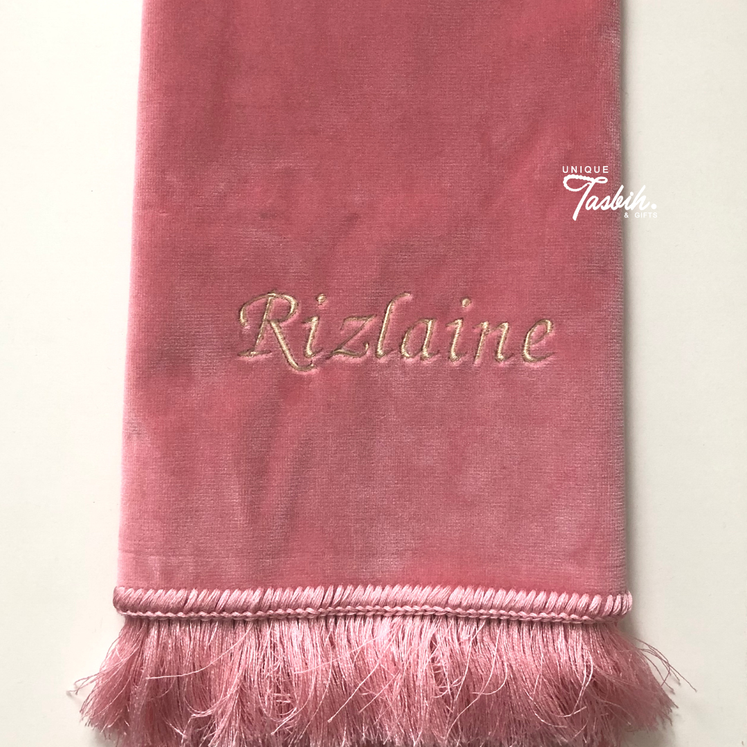 Personalised prayer rug - Unique Tasbihs & Gifts